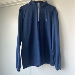 Rhoback houndstooth quarter zip size M
